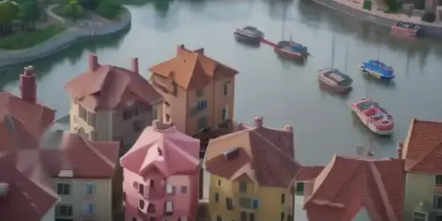 Powiększony fragment dziedzińca